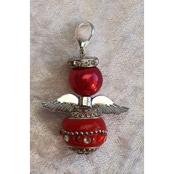 Kashmiriperlen Engel rot