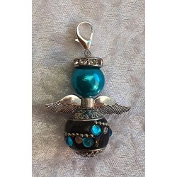 Kashmiriperlen Engel türkis