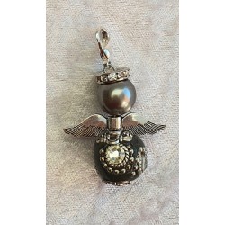 Kashmiriperlen Engel grau