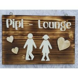 Schild Pipi-Lounge