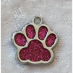 Anhänger Pfote pink