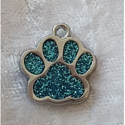 Anhänger Pfote türkis