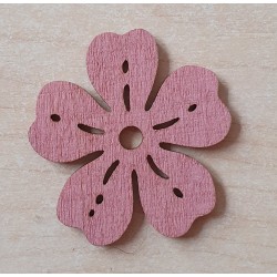 Holz Blume rosa
