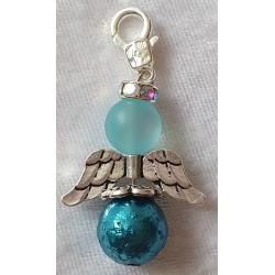 Perlen-Engel türkis