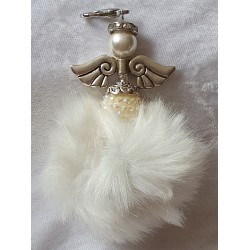 Kunstfell Engel weiss