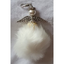 Kunstfell Engel weiss