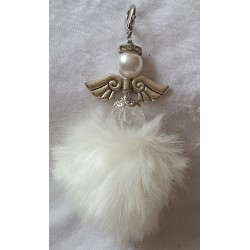 Kunstfell Engel weiss