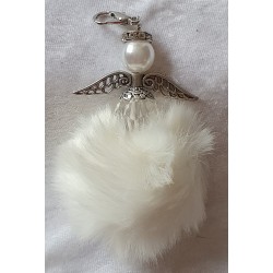 Kunstfell Engel weiss