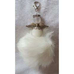 Kunstfell Engel weiss