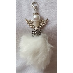 Kunstfell Engel weiss