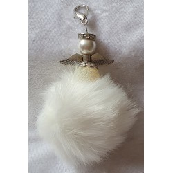 Kunstfell Engel weiss