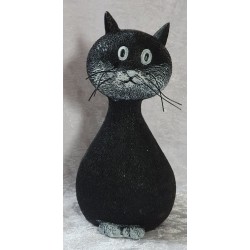 Katze schwarz Polyresin