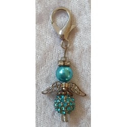 Perlen Engel türkis