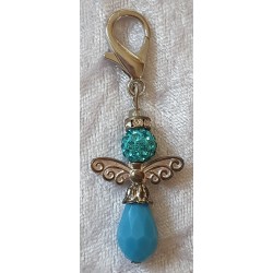 Perlen Engel türkis