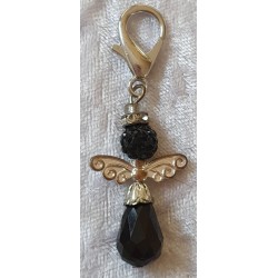 Perlen Engel schwarz