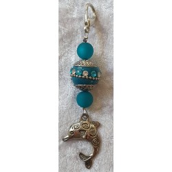 Anhänger Delphin petrol