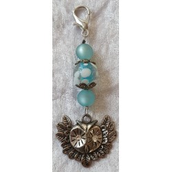 Anhänger Eule türkis