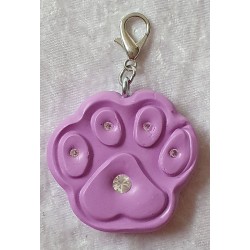 Anhänger Pfote lila