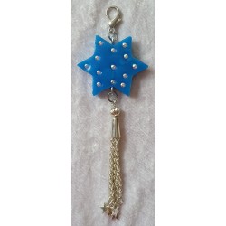 Anhänger Stern blau