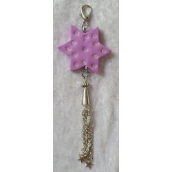 Anhänger Stern flieder