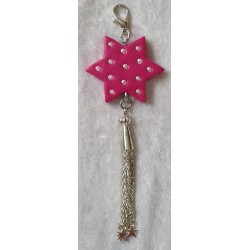 Anhänger Stern pink