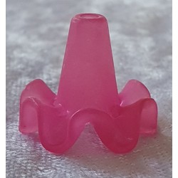Perlkappen Acryl-Blume pink