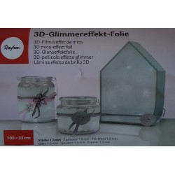 3D Glimmereffekt Folie