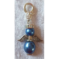 Perlen Engel hellblau