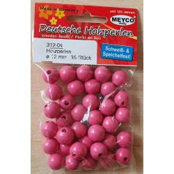 Holz Perlen rosa