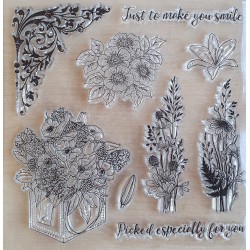 Clear Stamps Blume