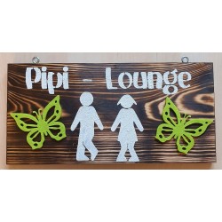 Schild Pipi Lounge