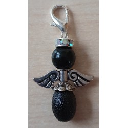 Perlen Engel schwarz