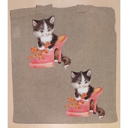 Baumwoll Tasche Katze