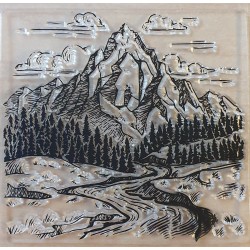 Clear Stamps Berg/Fluss
