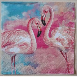 Serviette Flamingos