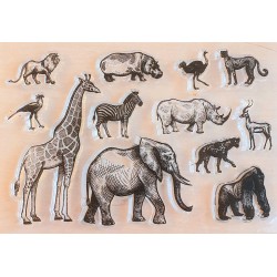 Clear Stamps Wild Life