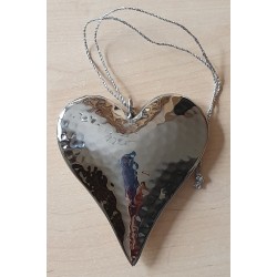 Metall Herz silber
