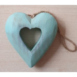 Holz Herz mint