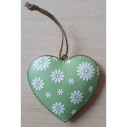 Metall Herz Margriten...