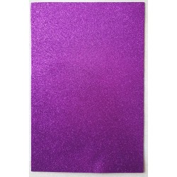 Glitzer Moosgummi violette