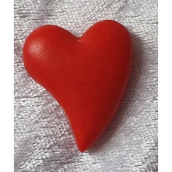 Herz rot Polyresin