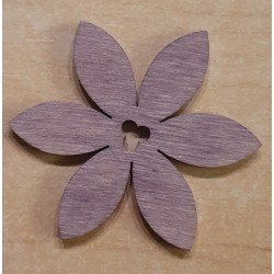 Holz Blume lila