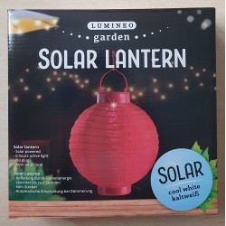 Solar Lampion rot
