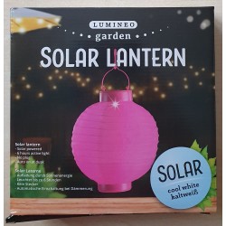Solar Lampion pink