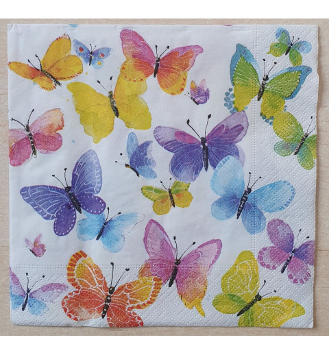 Serviette Schmetterlinge