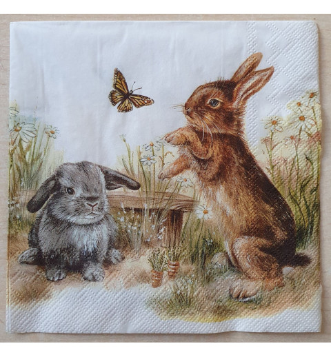 Serviette Kaninchen