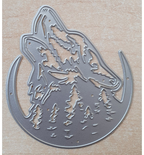 Metall Stanzform Wolf