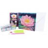 3D Diamant Pixel Karte Seerose