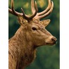 3D Diamant Pixel Bild Hirsch