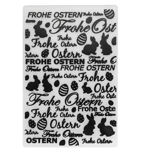 Präge Schablone Ostern